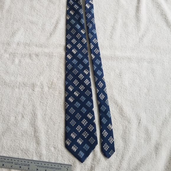Gimbels Necktie / Suit Tie Blue Silk - Picture 1 of 15